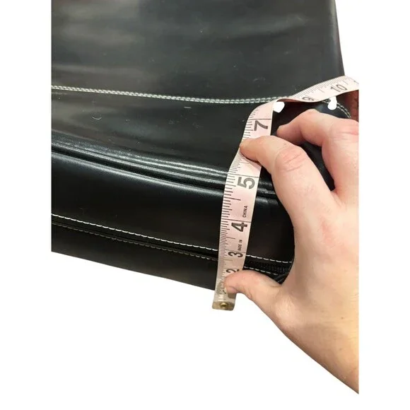 McKlein Glenview Women's Black Leather Inner Pockets Organizer Laptop Briefcase - Picture 11 of 16